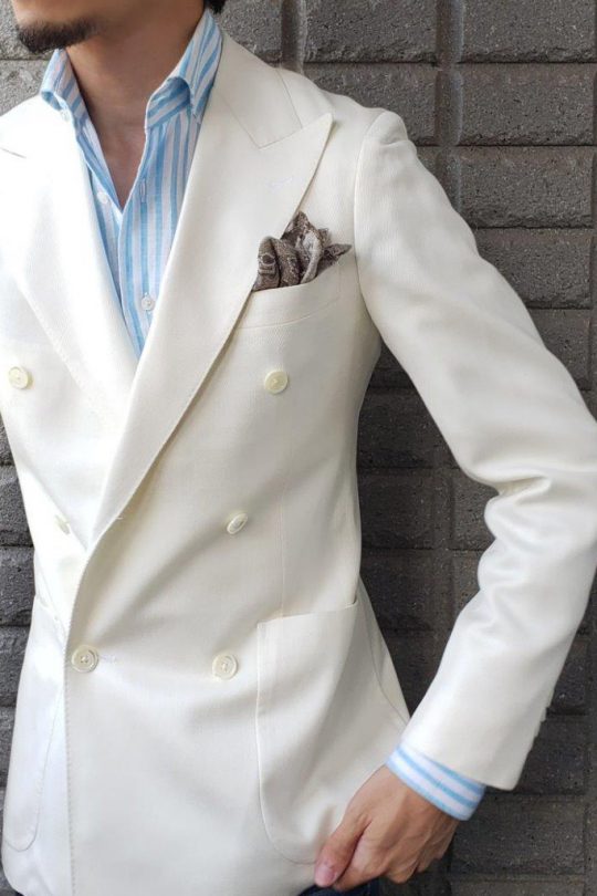 白スーツ｜スタッフスタイリング　東京店のアイキャッチ画像