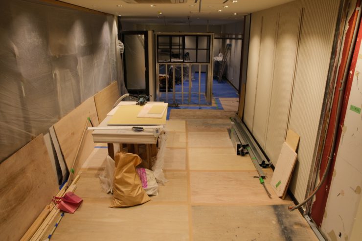 改装工事　その２　サローネパルテンツァ大阪のアイキャッチ画像